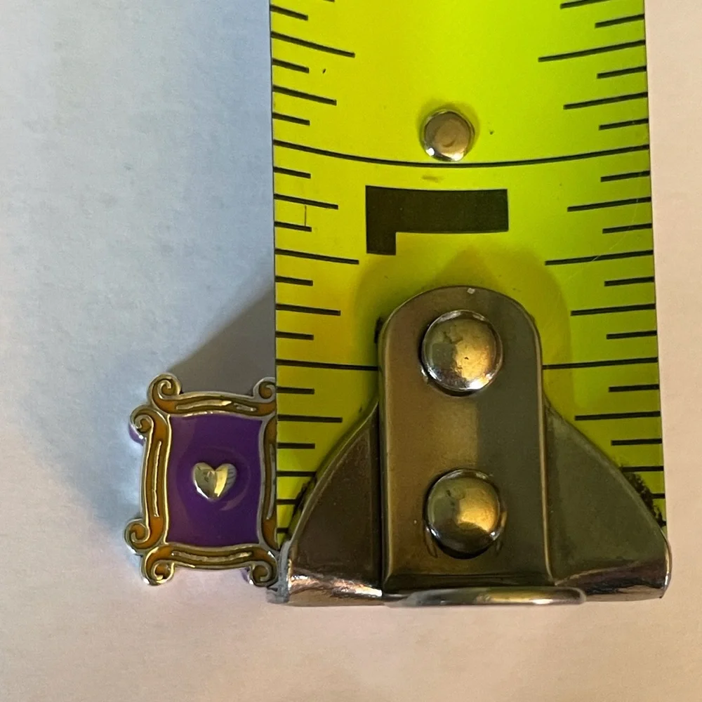 Bracelet Charm Friends Yellow Picture Frame Purple Door Heart